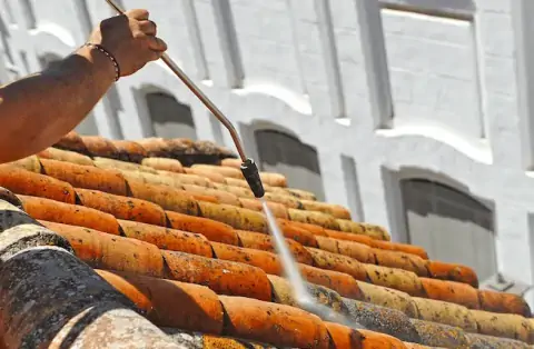 Nettoyage de toitures - Fontainebleau